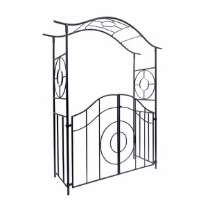 Tuscany Iron Arbor with Gate