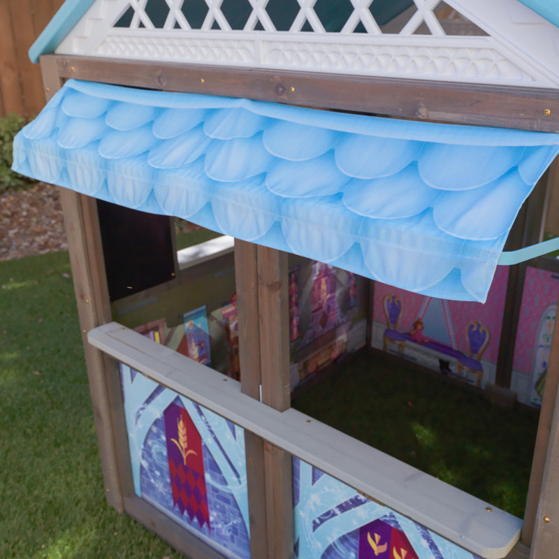 frozen playhouse castle outdoor