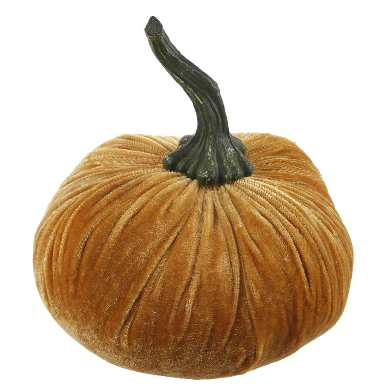Velvet Pumpkin Decorative Accent #velvetpumpkin #falldecor #autumndecor #pumpkins