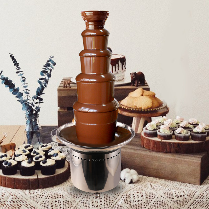 Co Z 27 5 Tiers 8 8 Pound Capacity Chocolate Fountain Wayfair