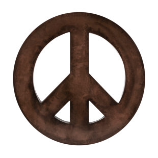 Peace Sign Wall Decor Wayfair World Peace Sign Wall Décor
