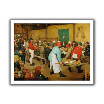 Artwall Peasant Wedding By Pieter Bruegel Print Of Painting On