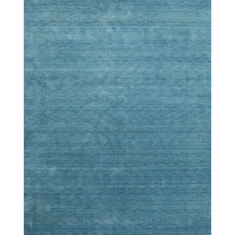 East Urban Home Contemporary Blue Area Rug Wayfair