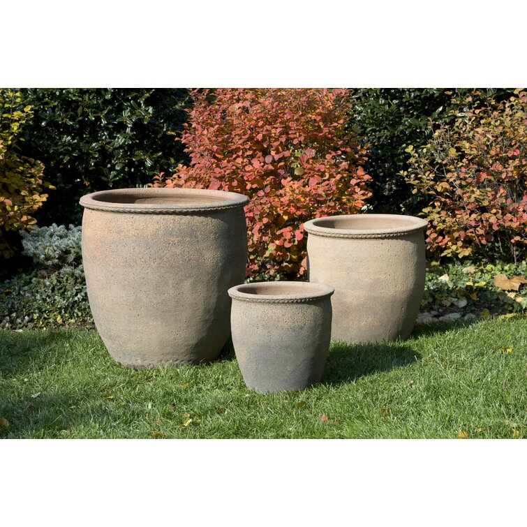 Terracotta Planter Pot 3 Piece Cylinder Set 
