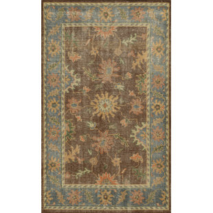 Rust And Blue Rug Wayfair Archuleta Rust Blue Rug