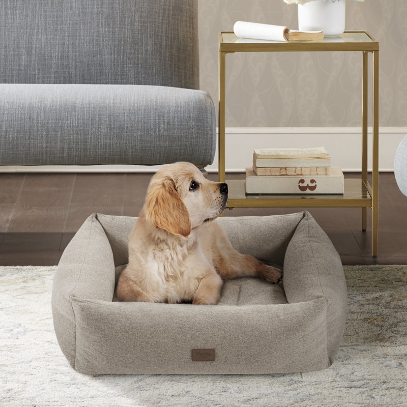 how to clean dog bed without removable cover