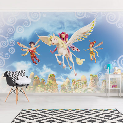 East Urban Home Mia And Me Above The Clouds Semi Gloss Wallpaper