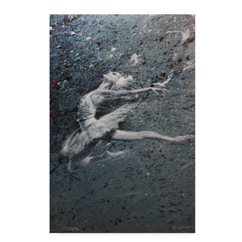 World Menagerie Abstract Dancer Acrylic Painting Print On