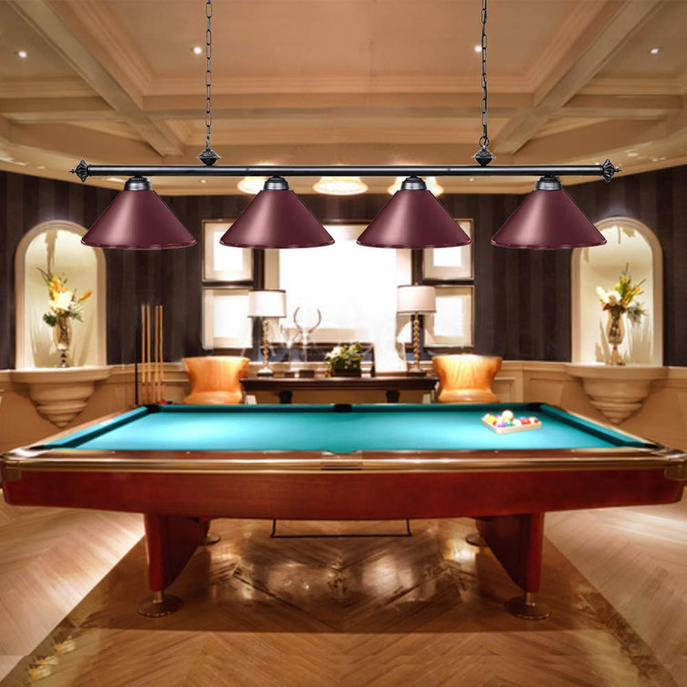 4 light pool table light clearance