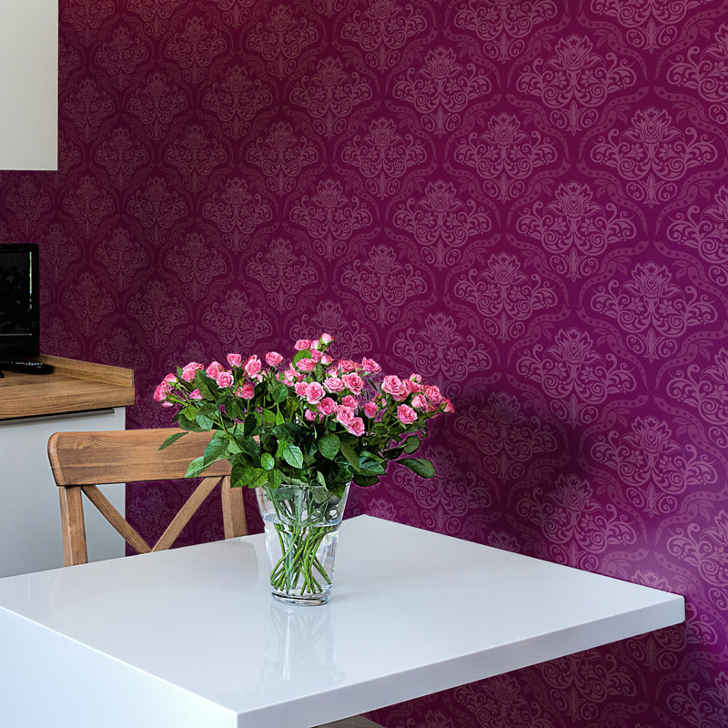 House Of Hampton Renville Basic Removable Peel And Stick Wallpaper