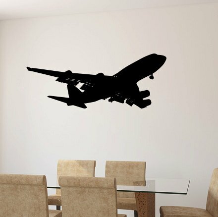 Boeing E 3 Sentry Awacs Us Air Force Airplane Silhouette Vinyl Wall Decal Sticker Artwork Evertribehq Handmade Products