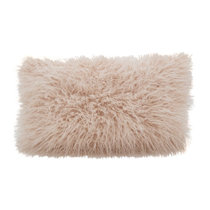 furry pink pillows