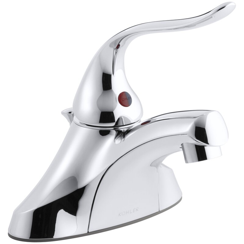 Kohler Coralais® Centerset Bathroom Faucet with Drain ...