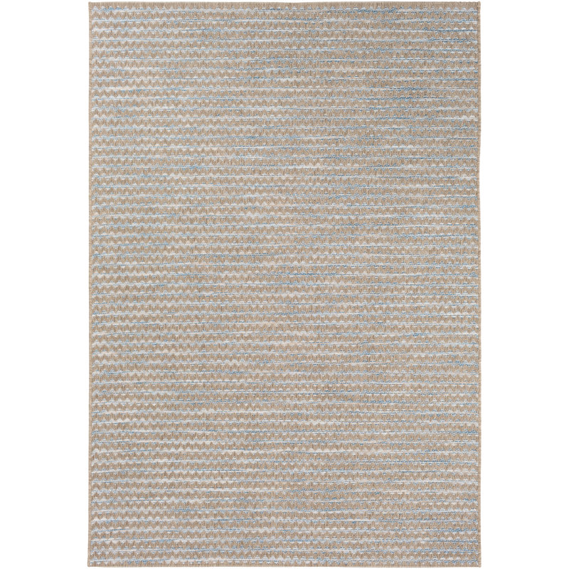 Alexandra Chevron Brown Blue Area Rug Reviews Joss Main