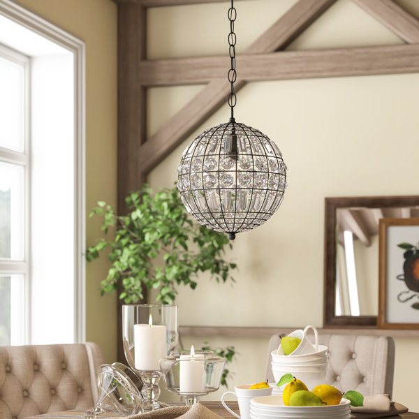 Moulton 1 Light Single Globe Pendant Reviews Birch Lane