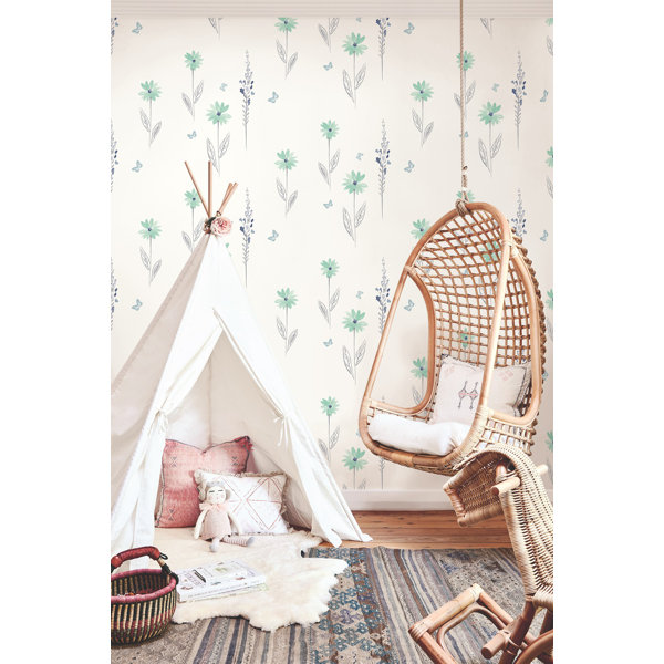 Isabelle Max Yahya Kids Daisy Field 33 L X 20 5 W Wallpaper