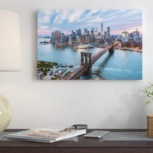 East Urban Home Brooklyn Bridge And Lower Manhattan Skyline New