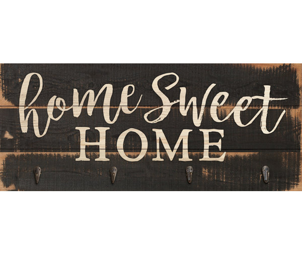 Gracie Oaks Homestead Hanger Home Sweet Home Wall Decor Reviews