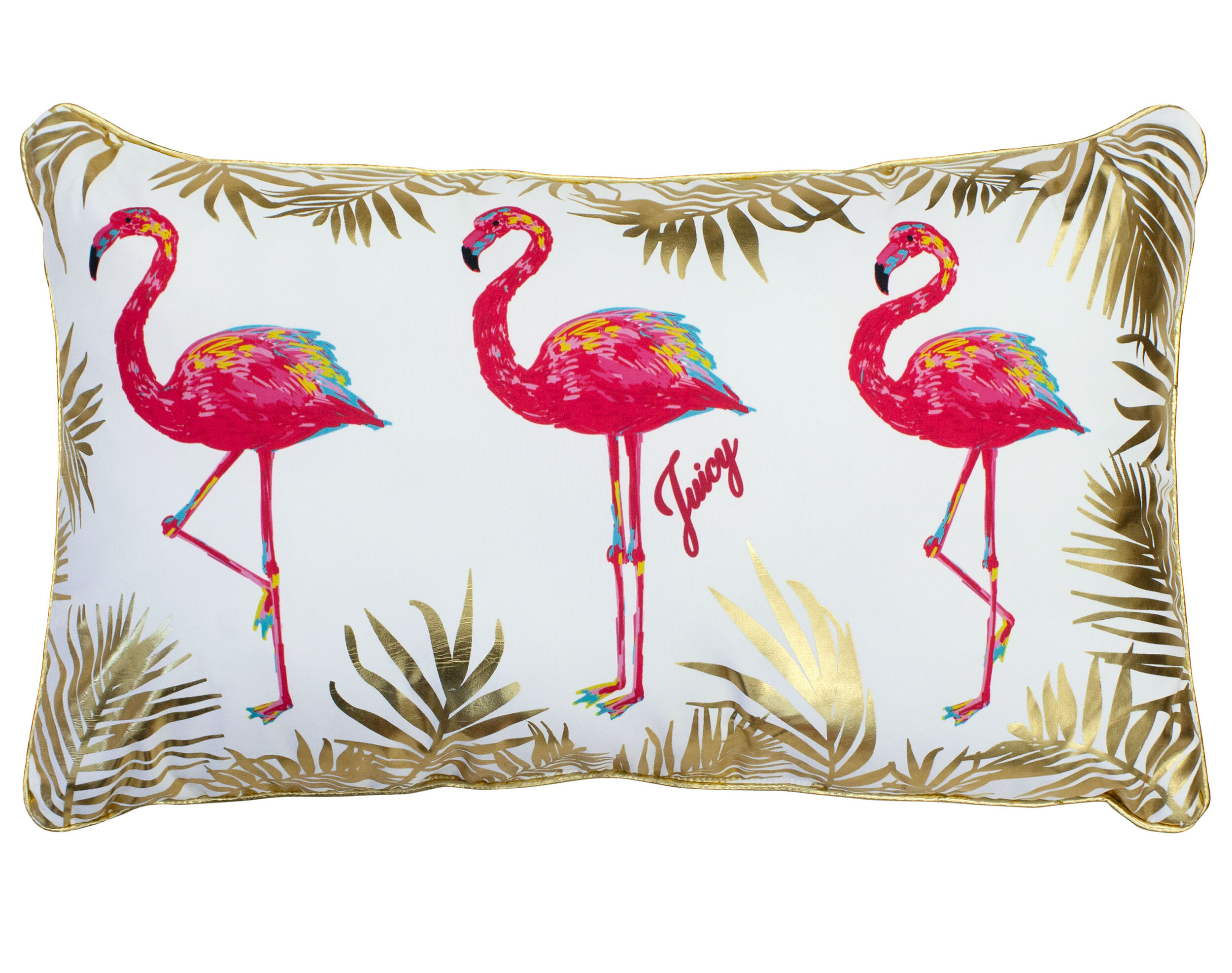 flamingo outdoor throw pillows