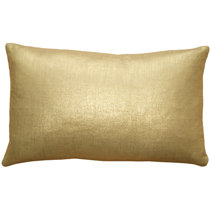 long gold pillow