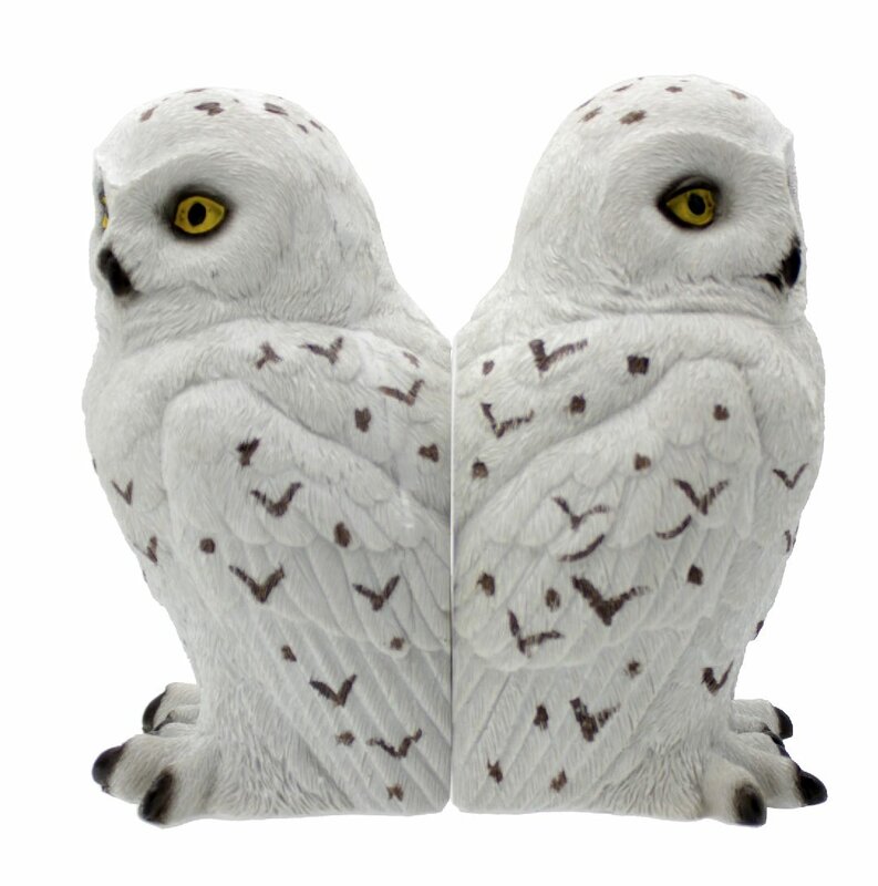 Snowy Owl Bookends