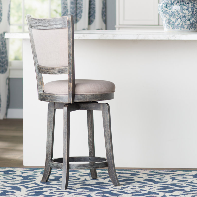 Darby Home Co Topeka 24 Swivel Bar Stool Reviews Wayfair Topeka 24 Swivel Bar Stool
