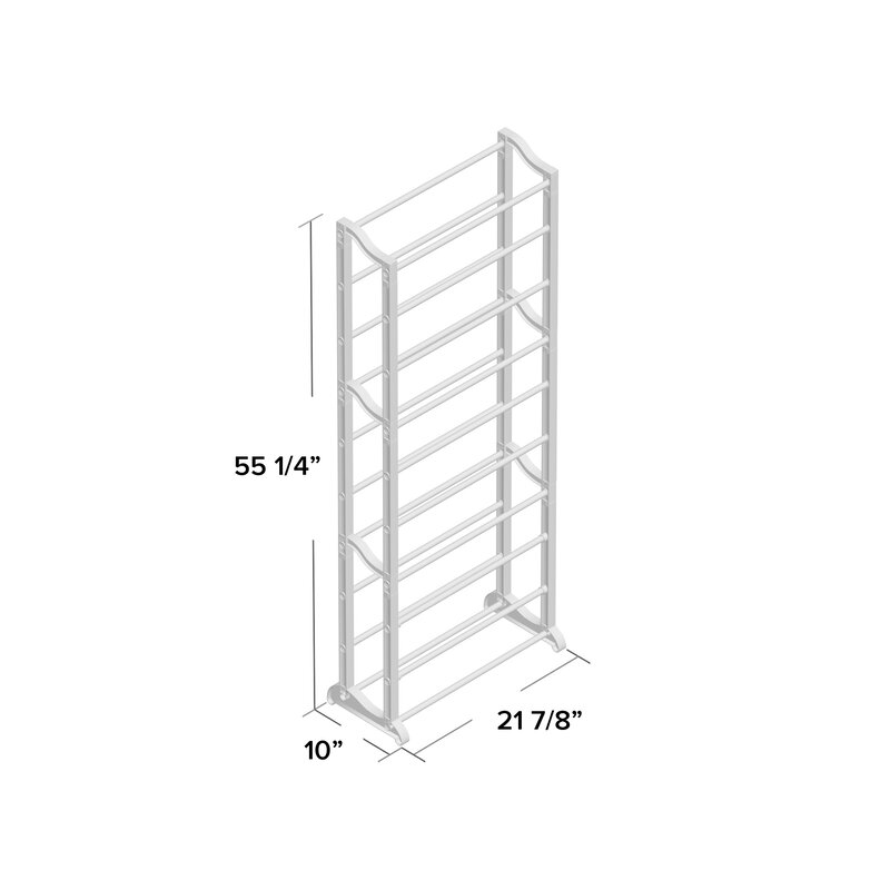 Rebrilliant Lynk 30 Pair Shoe Rack Reviews Wayfair