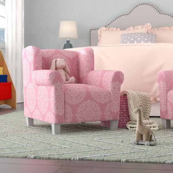 little girl pink chair