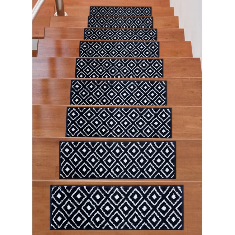 1 = Step  9'' x 35'' 100% Rubber  Outdoor/ Indoor Stair Treads Non Slip . 