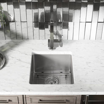 American Standard Pekoe 17 L X 17 W Undermount Kitchen Sink With Drain And Bottom Grid Wayfair