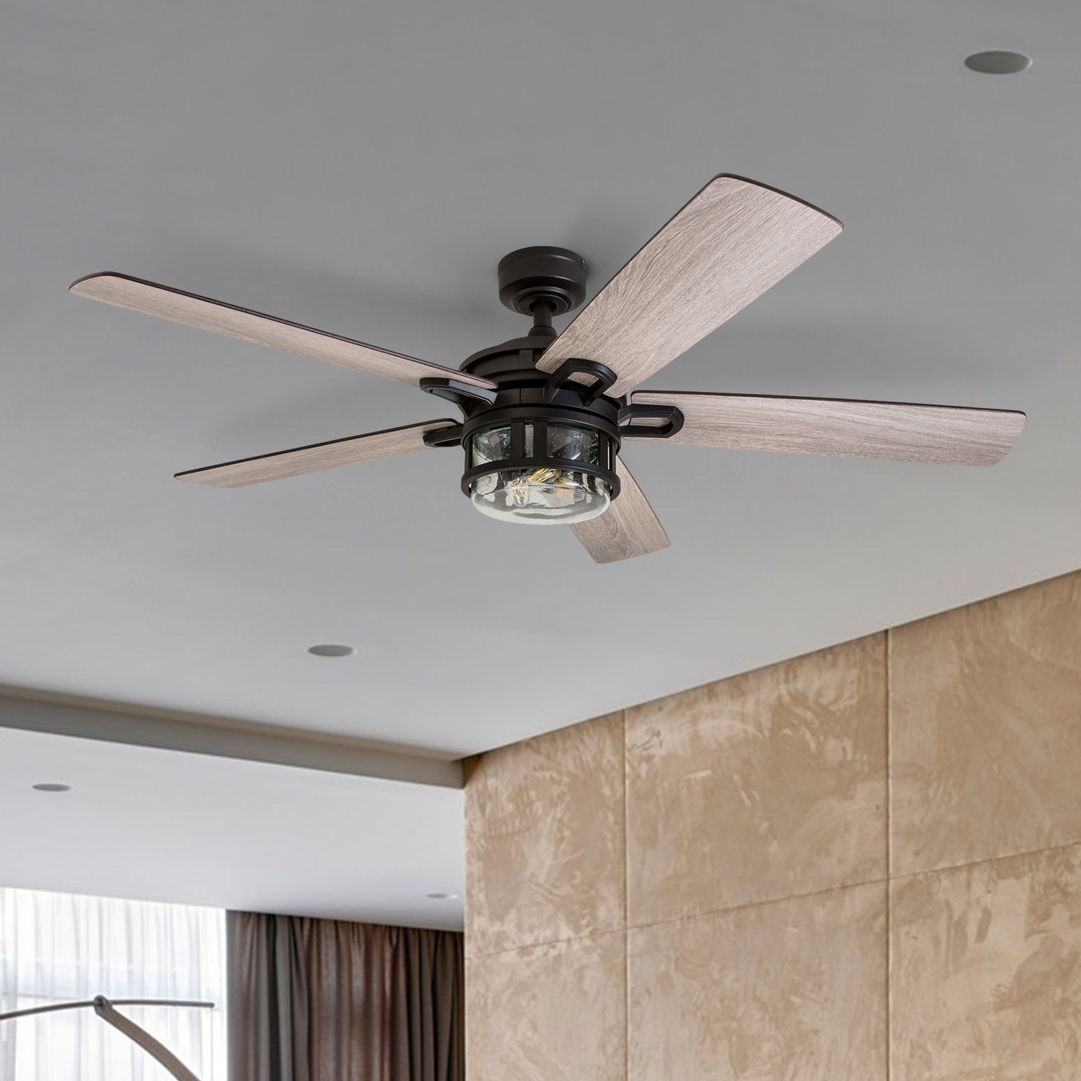 Ivy Bronx 52 Osburn 5 Blade Ceiling Fan With Remote Light Kit