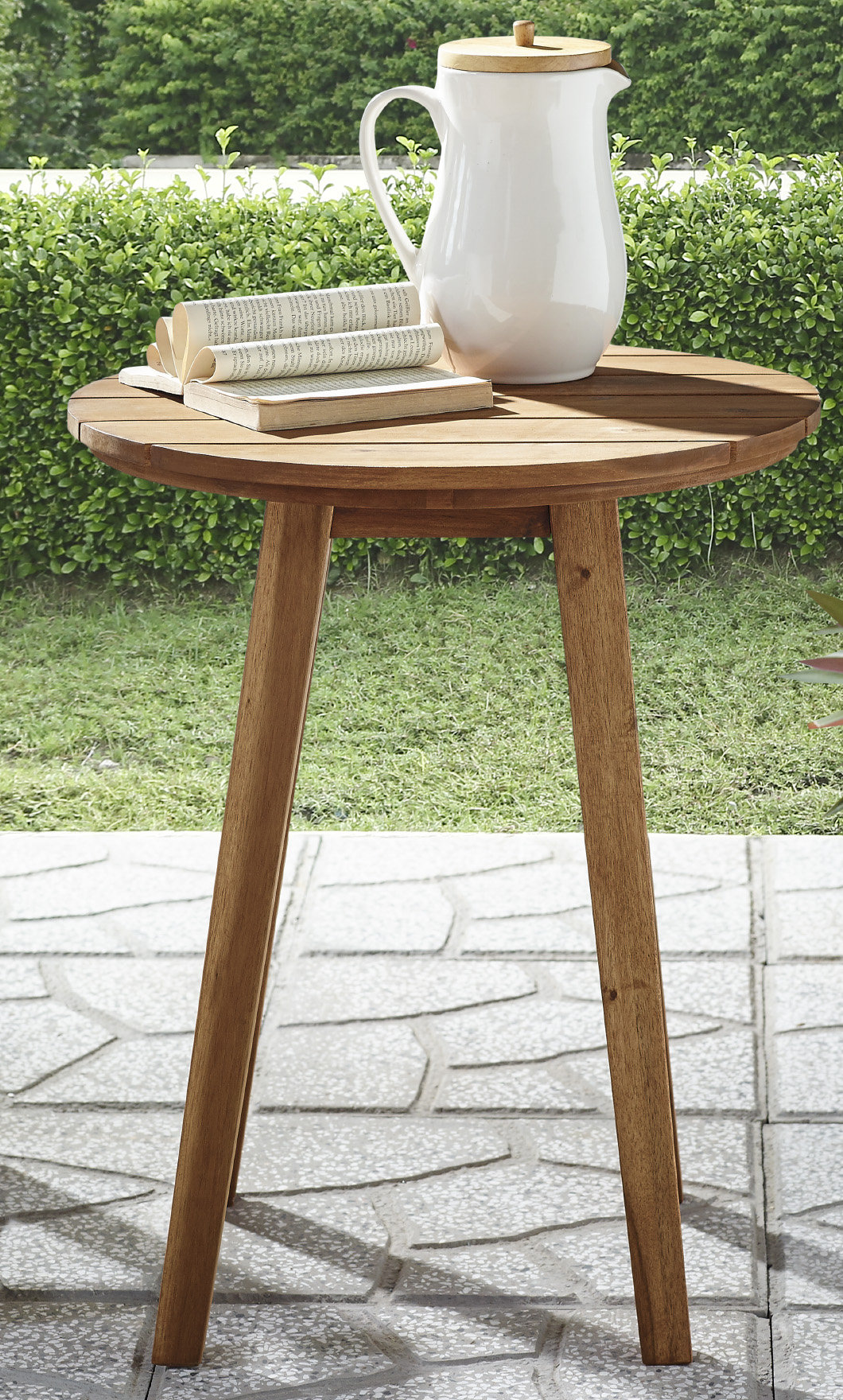 patio side tables on clearance on Outdoor Wood Patio Tables Up To 60 Off Through 06 01 Wayfair