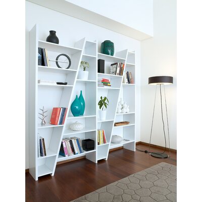 Delta Library Bookcase Tema Finish Pure White