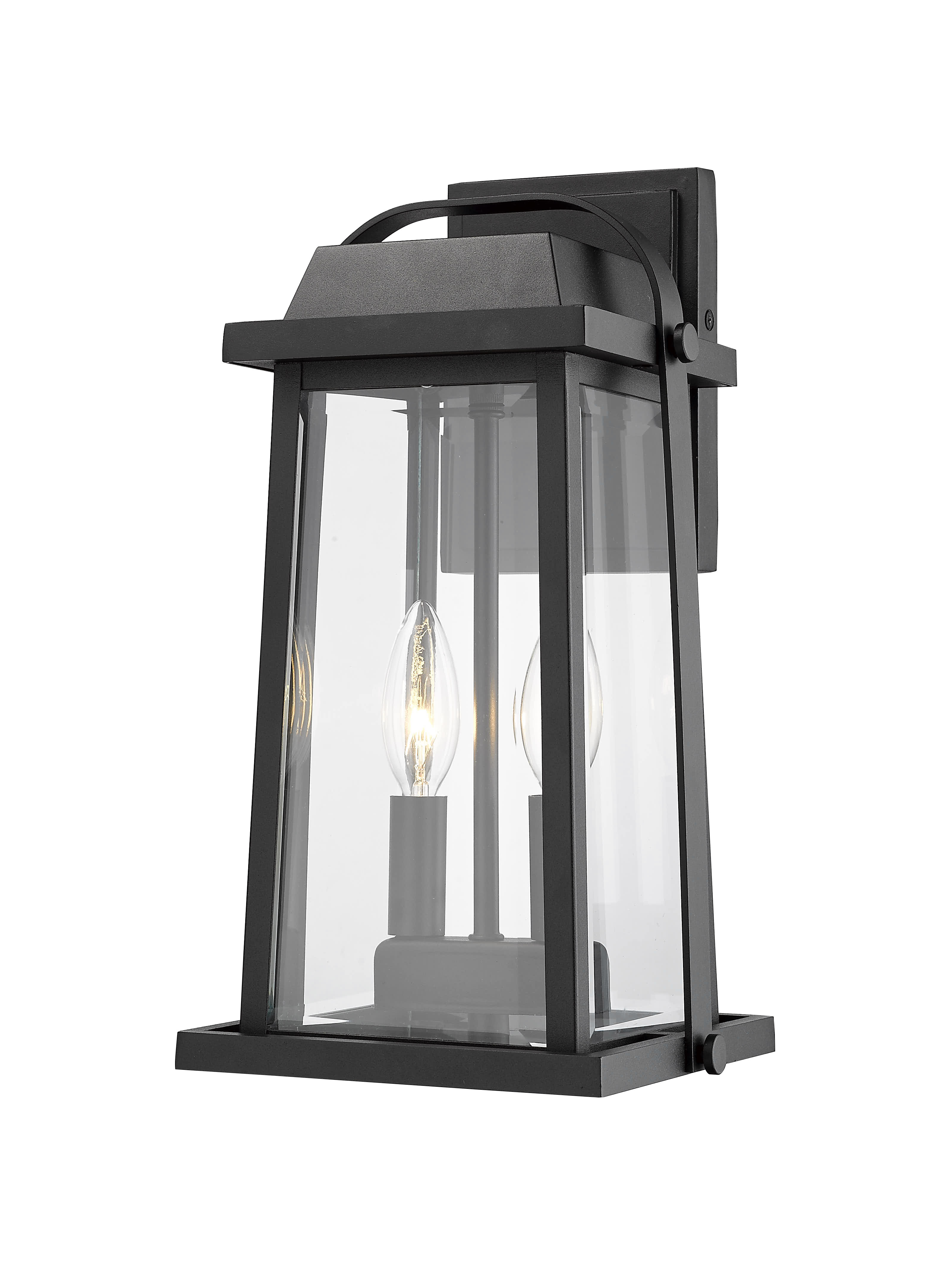 Breakwater Bay Sisto 2 Light Outdoor Wall Lantern Reviews Wayfair