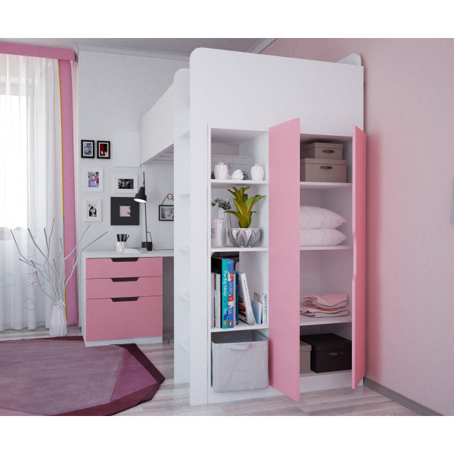 Isabelle Max Hochbett Adriana Mit Mobel Set 90 X 200 Cm Bewertungen Wayfair De