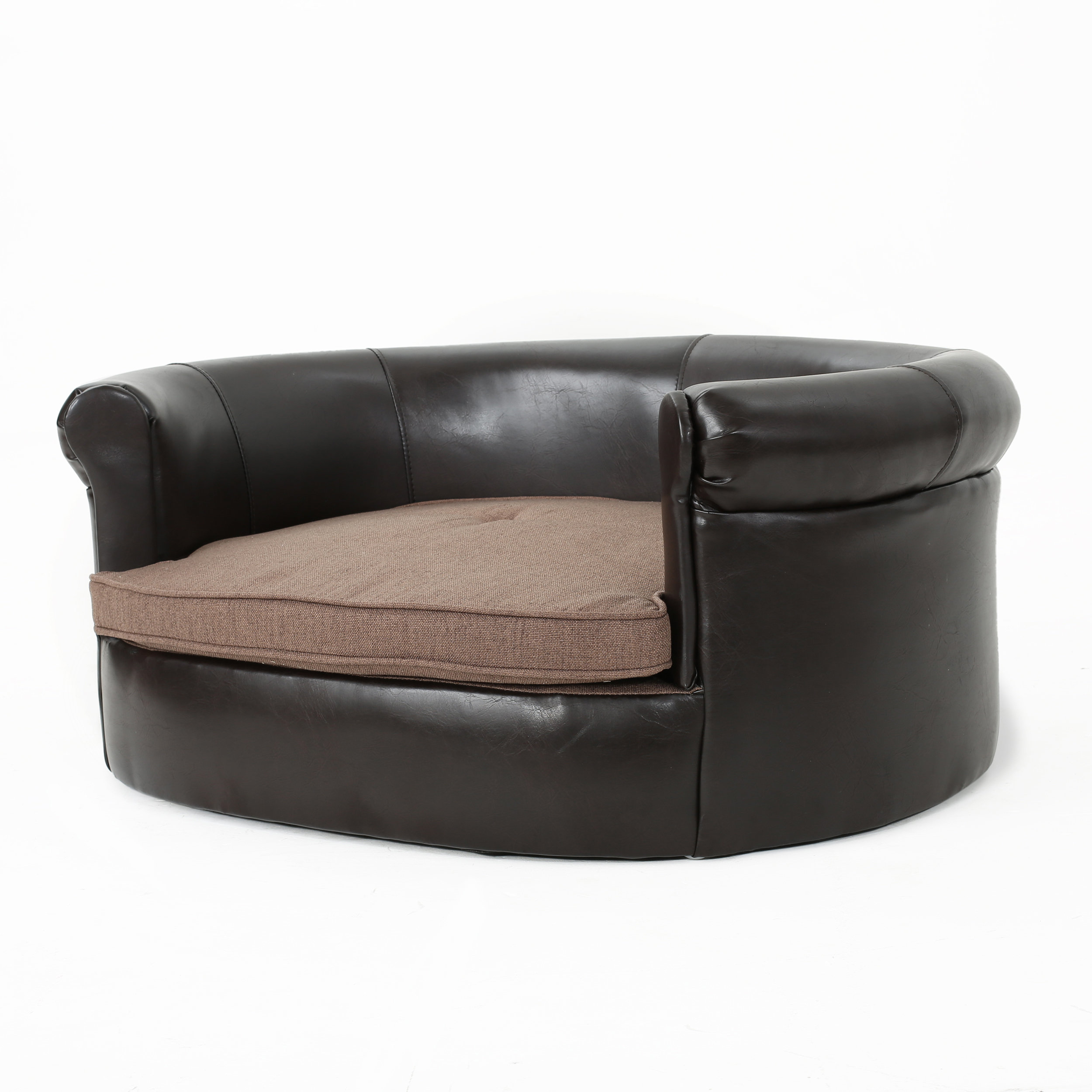 Tucker Murphy Pet Desmond Leather Dog Sofa Reviews Wayfair Ca