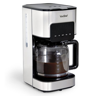vonshef digital filter coffee maker