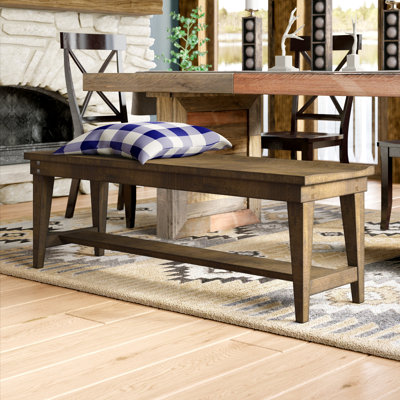 Hendry Wood Dining Bench INCOMPLETE 
