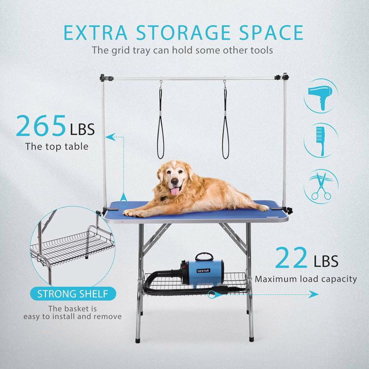 extra large dog grooming table