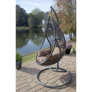 Go to store & view more images Brayden Studio San Marino Hanging Egg Swing Chair with Stand