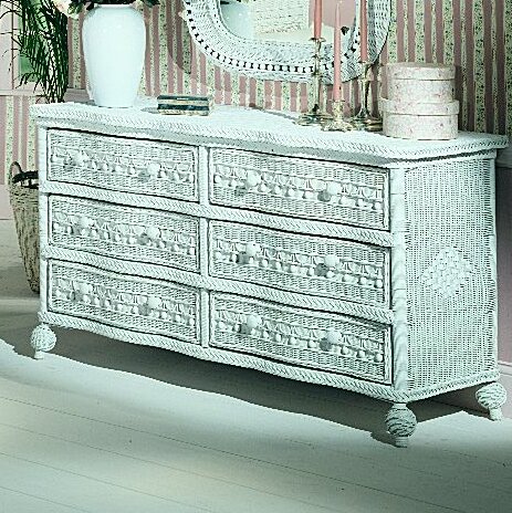 August Grove Stonge 6 Drawer Double Dresser Wayfair