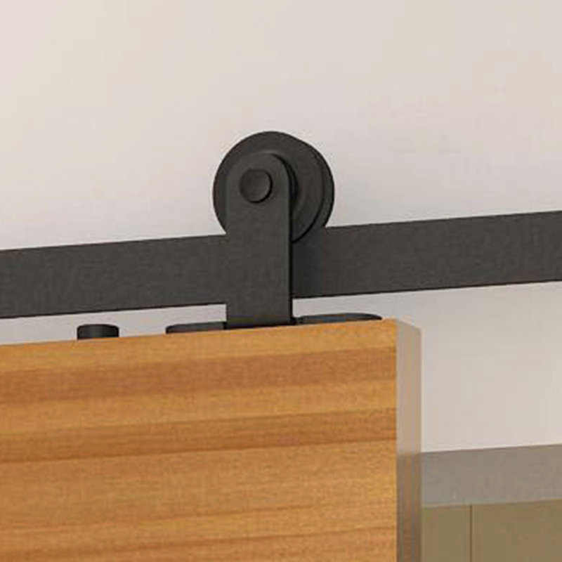 American Pro Decor Stainless Steel Decorative Sliding Standard Single Barn Door Hardware Kit Wayfair