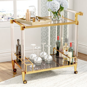 Brosius Bar Cart by Mercury Row
