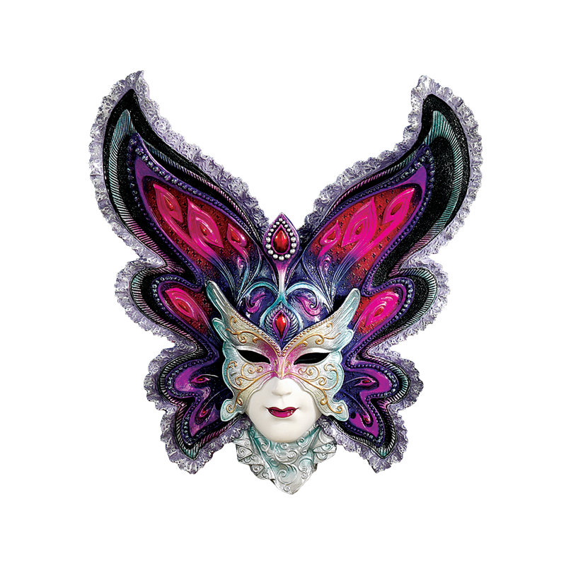 Design Toscano Maidens Of Mardi Gras Butterfly Maiden Mask Wall