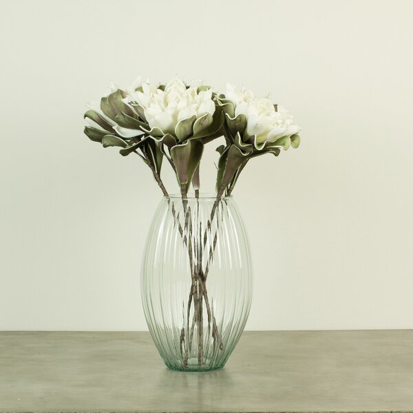 white artificial flowers in vase