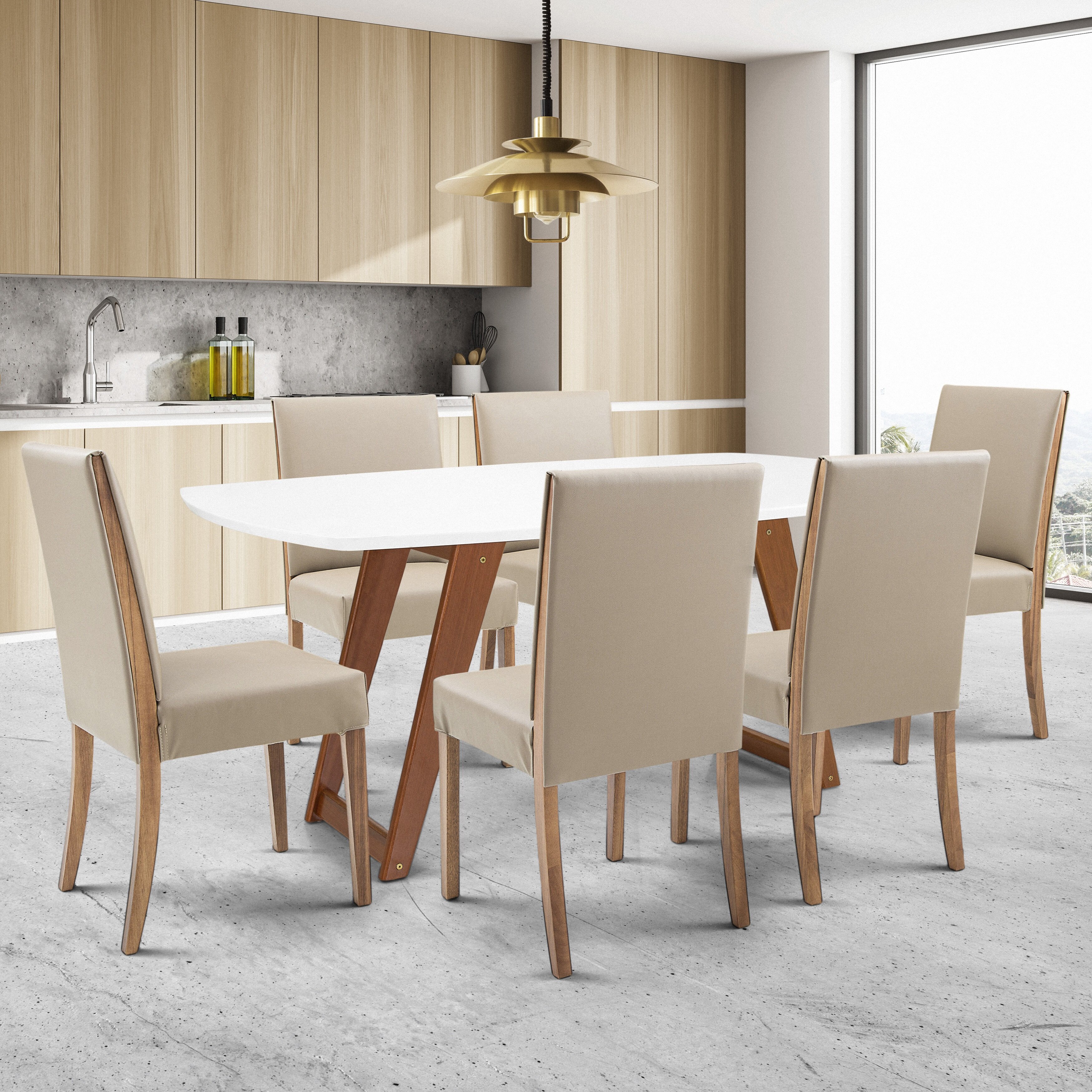 modern farmhouse dining set