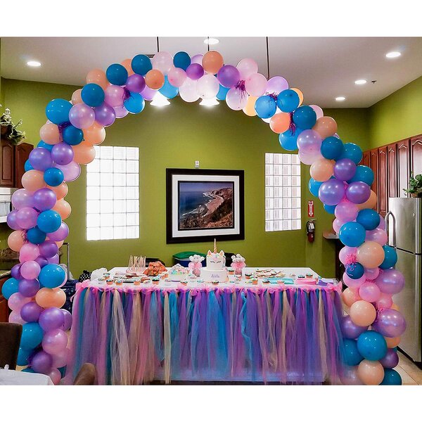 Balloon Arch Kit with Base Column Stand Frame for Wedding Festival Party Decor 