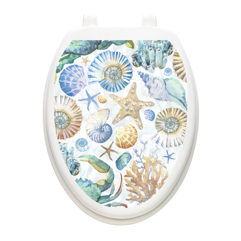 seashell toilet seat