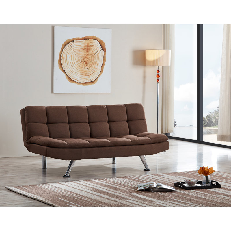 17 Stories Oakland 3 Seater Clic Clac Sofa Bed & Reviews Wayfair.co.uk