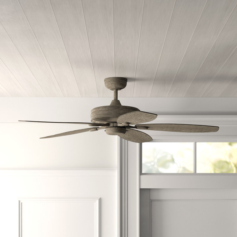 52 Genevie 5 Blade Standard Ceiling Fan With Pull Chain